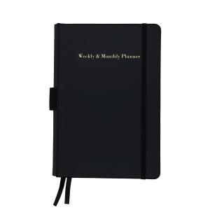 China Undated A5 Business Planner Notebook , Leather Weekly Monthly Planner Round Corner wholesale