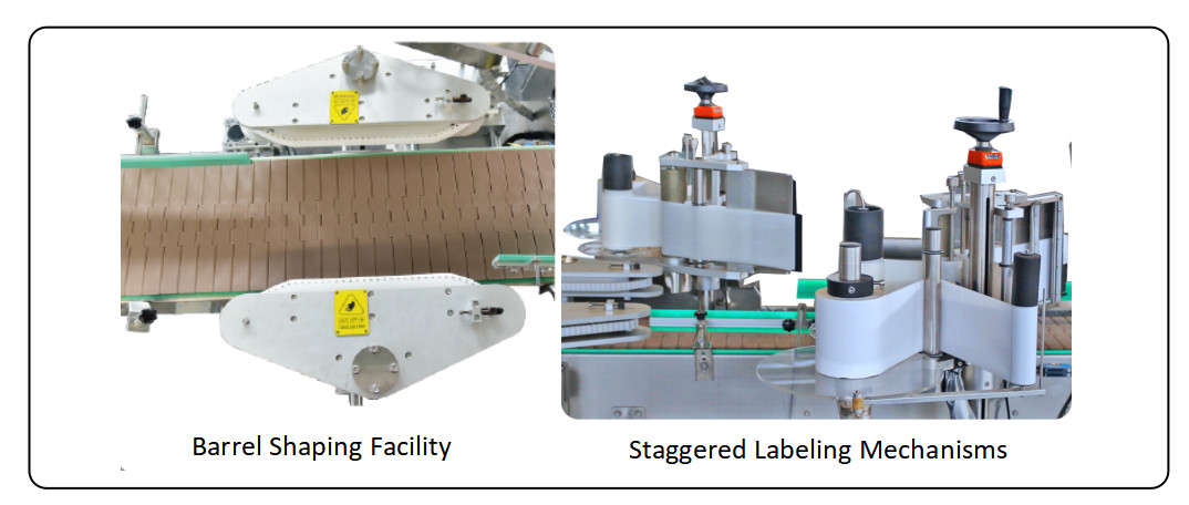 Square Flat Bottles TN-200LDS Single Side Self Adhesive Labeling Machine