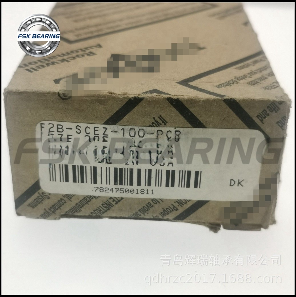 Single Row 127525 F2B-SCEZ-1 Flange Block Bearings Stainless Steel