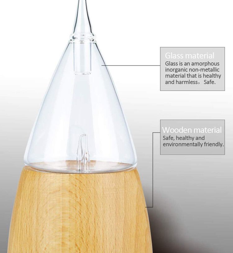 70ml 7 Color Changing Waterless Nebulizing Essential Oil Diffuser