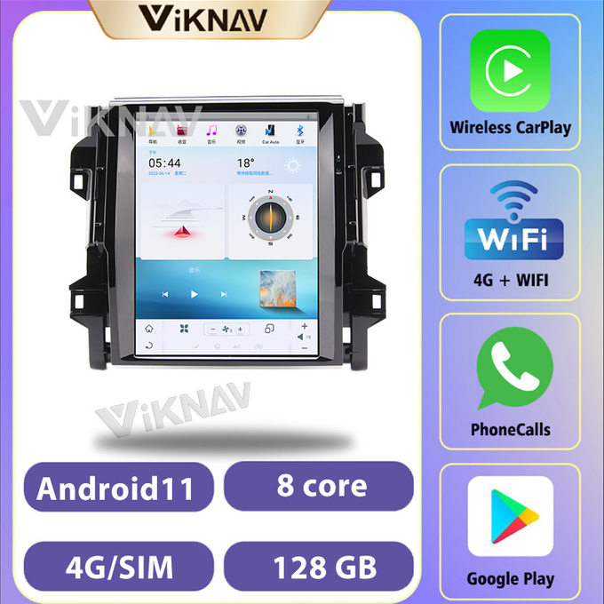 12.1 Inch Android Auto Stereo For 2016 Toyota Fortuner Navigation GPS Multimedia DVD Player Wireless Carplay Wifi