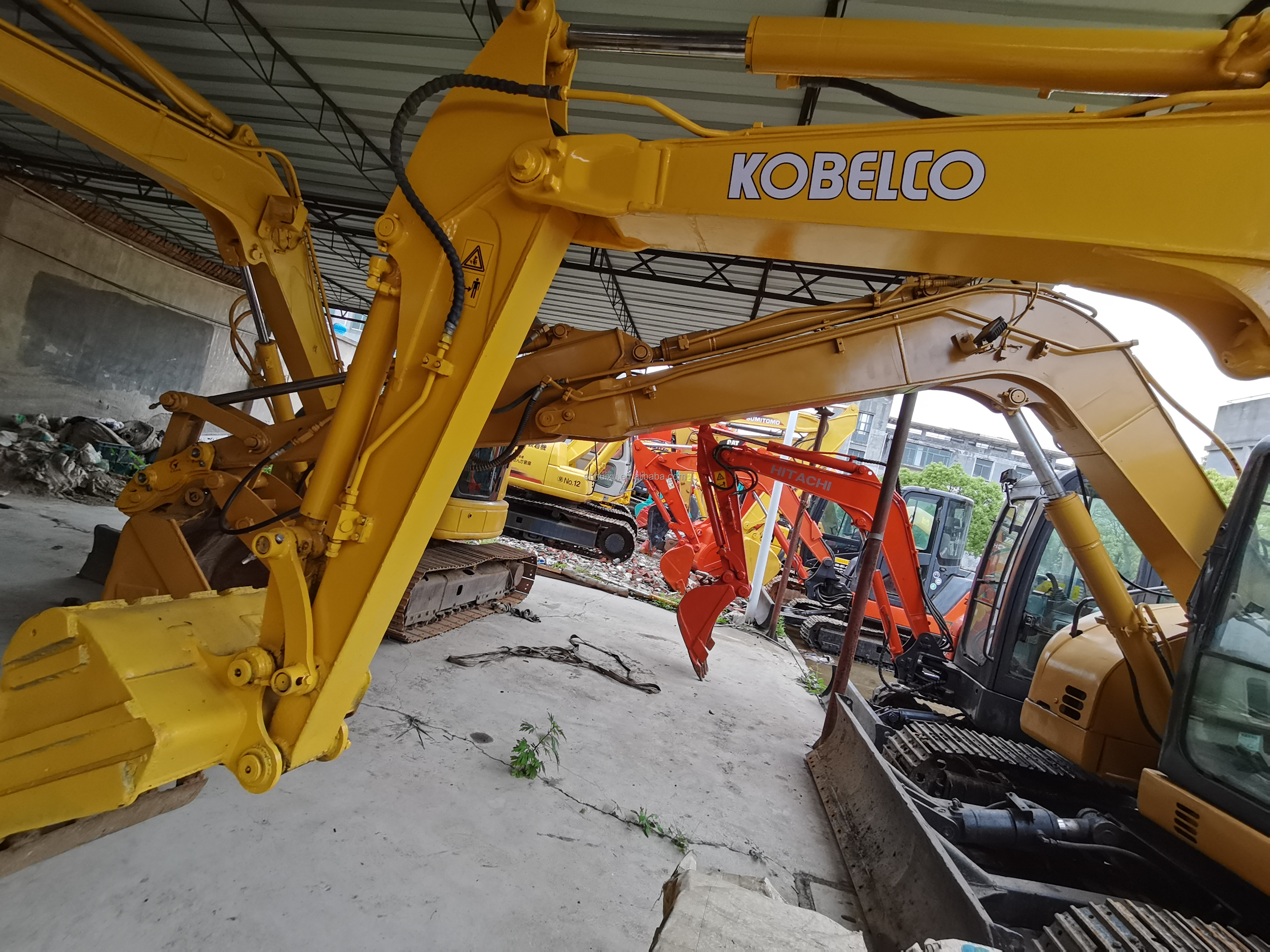High Engine Power Mini Excavator Used Kobelco Sk35 3.5 Ton 0.75m3