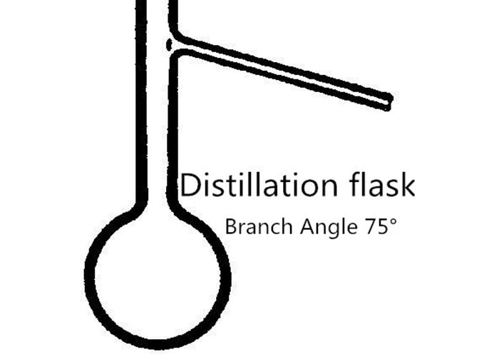 Transparent Narrow Neck Quartz Glass Round Bottom Flask for Laboratory