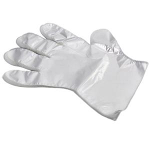 China Transparent Disposable Safety Gloves , Disposable Polyethylene Gloves wholesale