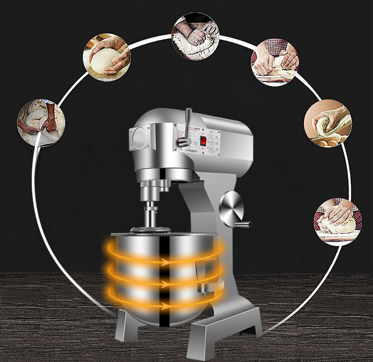 10L Kitchen Appliances Bread Mixer with Automatic Stir Speed and Planetary Design