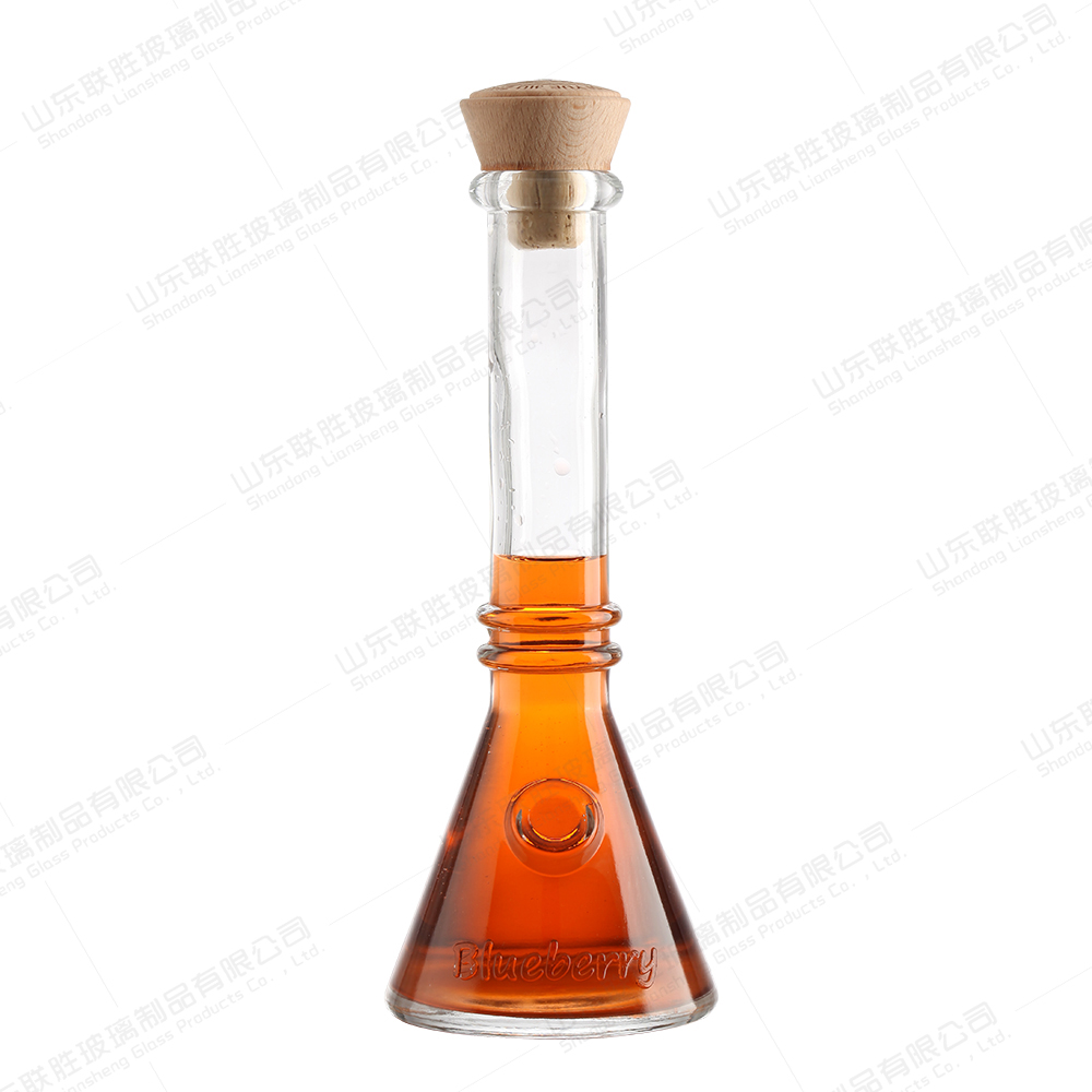750ml 700ml 500ml 375ml Tower Shape Long Neck Glass Bottle for Whiskey Vodka Spirits