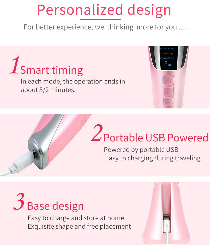 RF Handheld Beauty Tighten Pores EMS Beauty Instrument