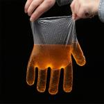 Anti Oil Transparent PE Gloves