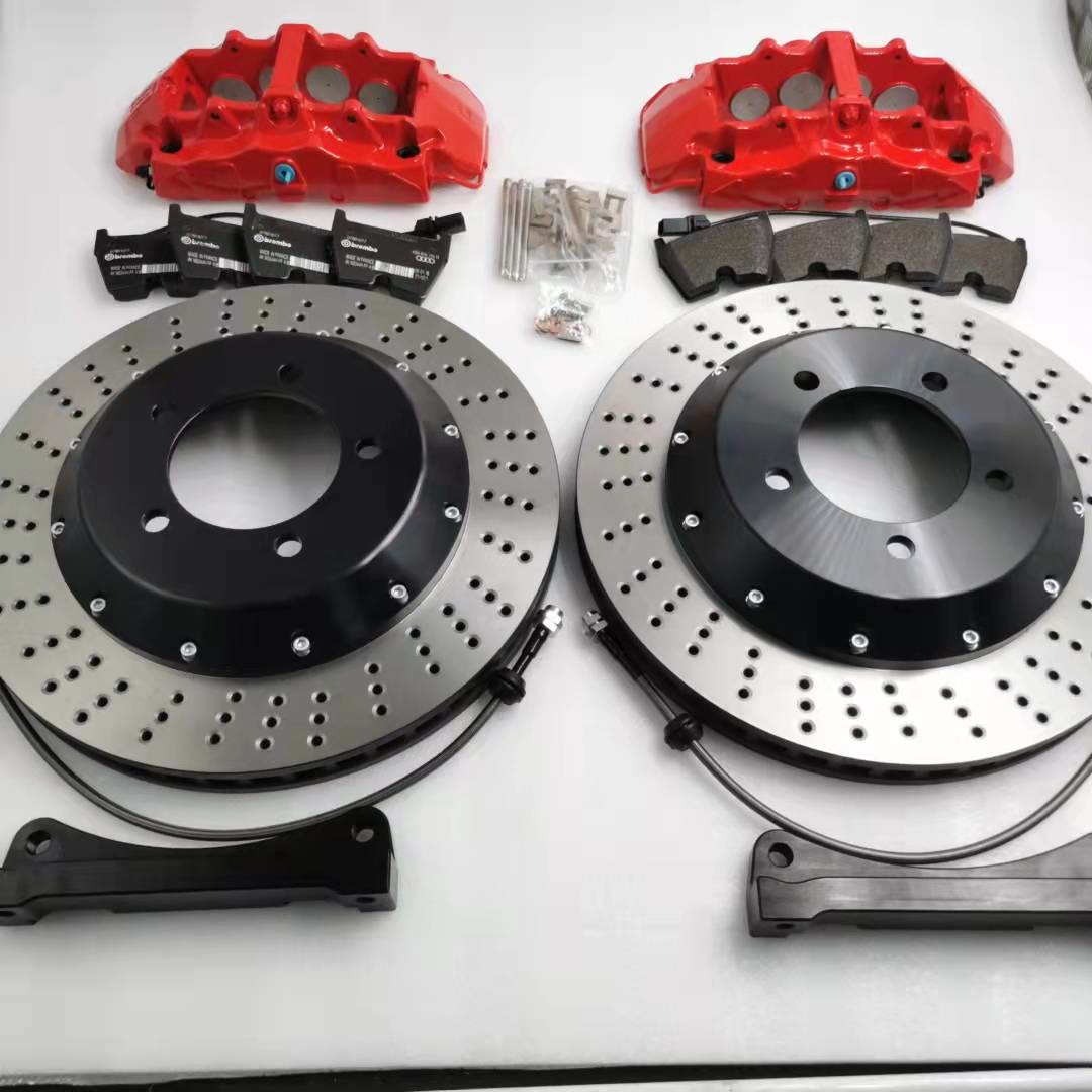 GT8 Big Brake 8 Piston Brake Caliper Kit 362 Disc 7075 Aluminum Bell Bracket