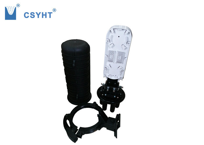 120Fibers Dome closure vertical Splice Closure for Aerial Pole Mount IP68 with UV protection outdoor closure
