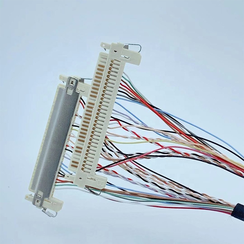 ACES88441 Connector To FI-X30HL Lcd Lvds Cable , Automotive Wiring Harness G104XVN01.0