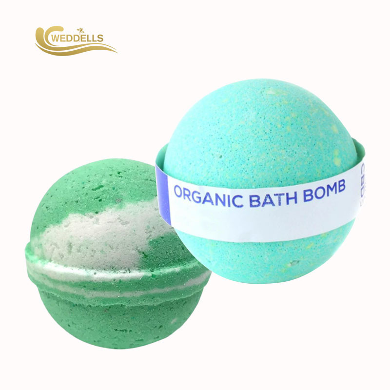 Colorful CBD Bath Bomb SLS Free Ingredients Essential Oils For Maximum Pain Relief
