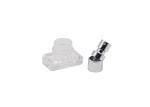 Anti Spill Atomizer Cosmetic Perfume Spray Pump Glass Ball PE Soft Tube