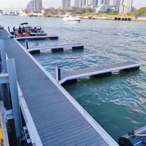 China Customized Aluminum Alloy Floating Dock Marine Parts Lake Boat Pontoon wholesale