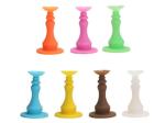 Unmounted Silence Glass Door Stopper , 3M Back Adhesive Colorful Glass Door