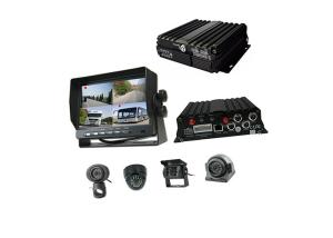 China 4 Channels H.264 Dual SD Card Live Stream 4G Car DVR wholesale