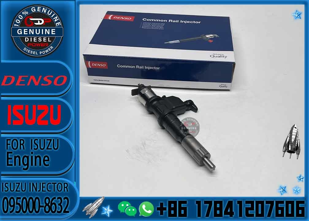 Diesel engine Common Rail Fuel Injector 095000-8630 095000-8631 095000-8632 095000-8633 for ISUZ-U 8-98139816-0 8-981398