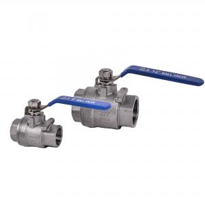China Customizable 2PC Stainless Steel Ball Valve for Different Industrial Applications wholesale