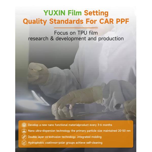 TPU Colored PPF Change Auto Paint protection Film Anti-yellowing 7.5mil Car Wrap Film