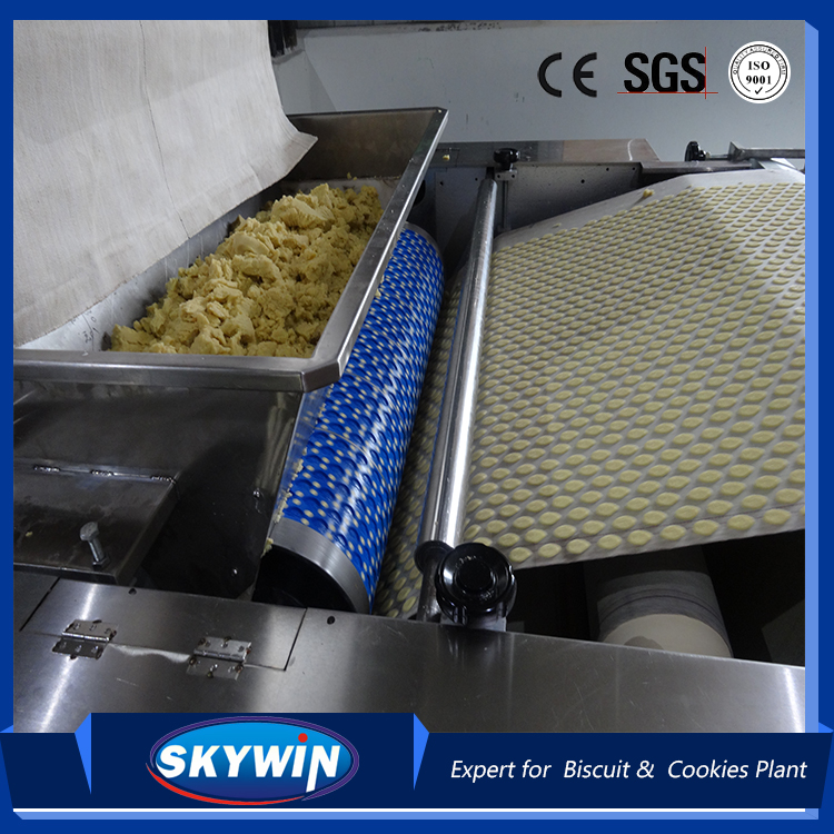 Full Automatic 1500kg/H Skywin Biscuits Making Machine Multifunctional