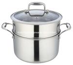 18,20,22,24cm Home cooking stainless steel large cooking stock pot induction
