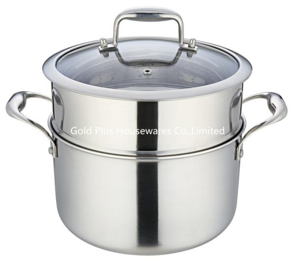 18,20,22,24cm Home cooking stainless steel large cooking stock pot induction
