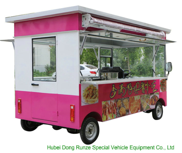 Small Commercial Mobile Kitchen Truck For Hot Dog Wagon Burrito Cooking And Selling