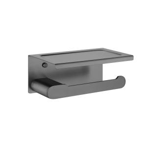 China Brushed Nickel Bathroom Hardware Sets , 16'' Toilet Paper Holder Rack wholesale