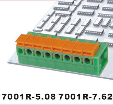 PA66 Brase Clamping Terminal Block Connector 7001V