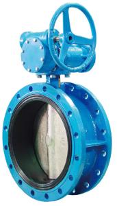China DN100 Butterfly Flange Valve Vulcanized Seated Easy To Install wholesale
