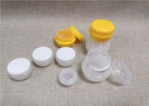 China Recycable Plastic Cosmetic Jars Orange / Translucent Color Small Volume wholesale