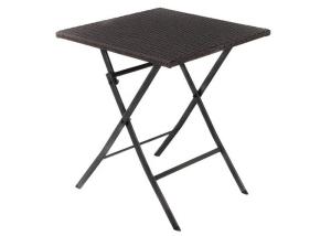 China Multifunction Folding Rattan Garden Table Patio Bistro Furniture wholesale