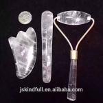Pink Blood Circulation Jade Stone Rollers 145mm Length