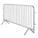 Tubular Road Safety Pedestrian Fencing Barriers 2.4*1.5m