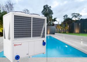 China Constant Temperature 84KW Swimming / Spa / Sauna Pool Heat Pump Air To Water Energy Saving wholesale
