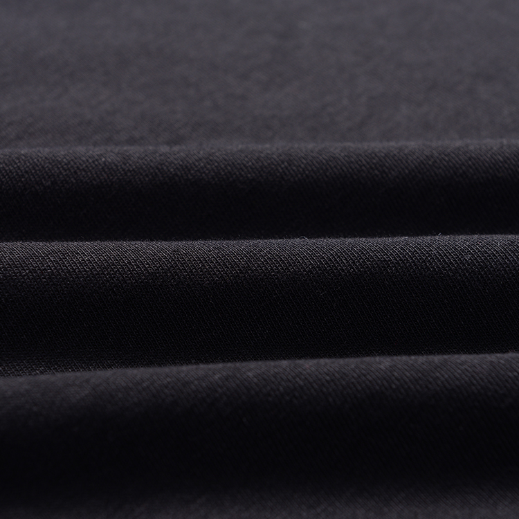 Brand factory custom logo male 100% cotton black autumn sweatshirt for men