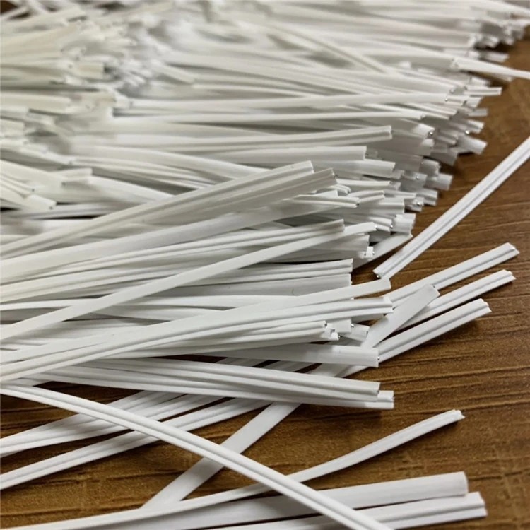 Embossed PVC PE Full 0.8mm Plastic Nose Wire For Earloop Mask