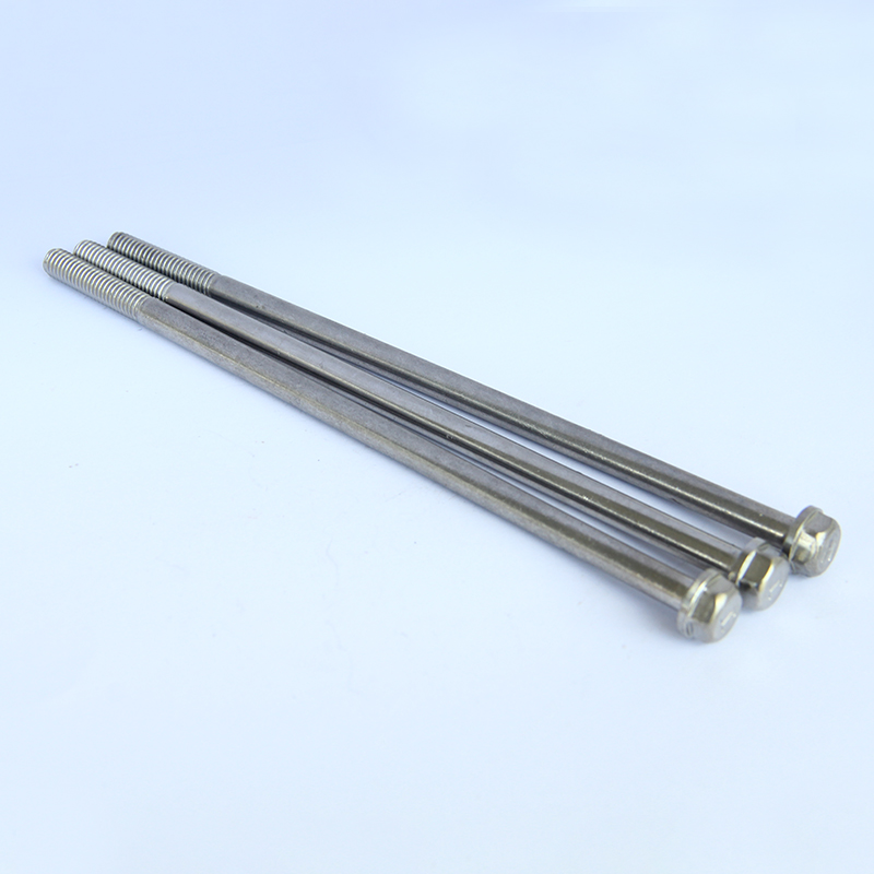 M6*200mm 12.9 grade high-strength iron material nickel-plated Long Screw For Motor Inner Hexagonal Long Screws