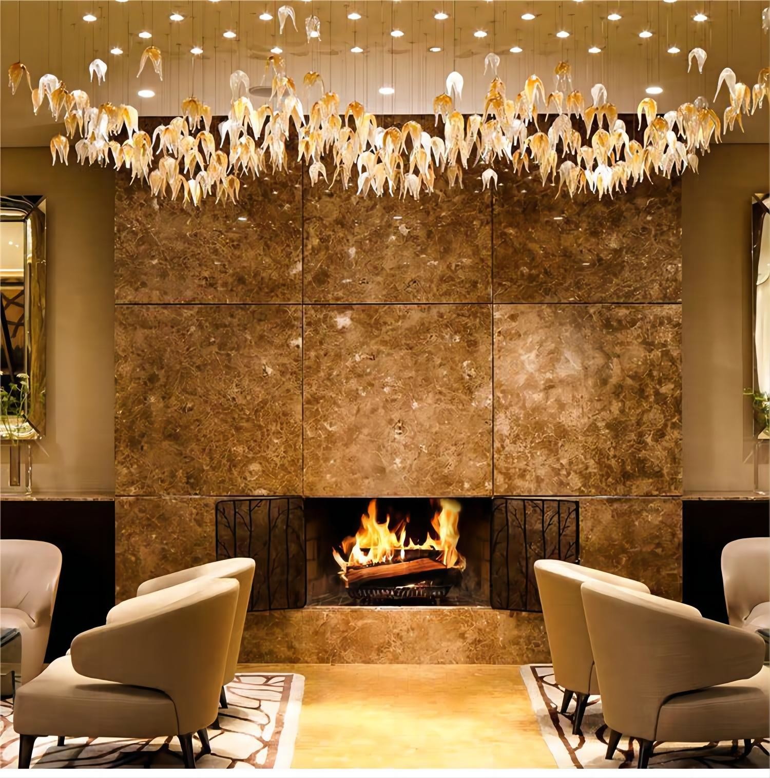 Made-to-Order Large Chandeliers Exclusive Designs Boutique Hotels and High-End Retail Stores