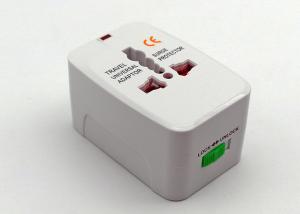 China 2 USB Port Charger Electric Plug Adapter , Universal World Power Plug Adapter wholesale
