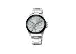 Silver Field Chronograph Watch , Timepieces Quartz Chronograph Watch 10ATM