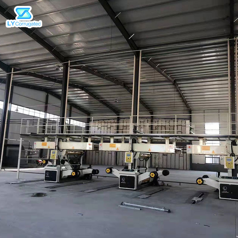 Asynchronous Fully Automatic Corrugated Box Making Plant 5 Ply