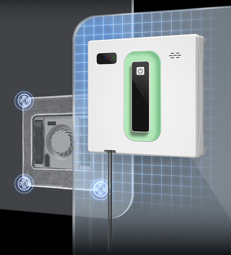 Custom Intelligent Window Cleaning Robot Vacuum Sweeper Machine with 3 mins/m2 Speed