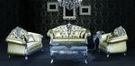 Nordic Blue Velvet Furniture Set