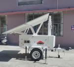 Solar CCTV Trailer Solar Portable Light Tower Trailer with Energy System for