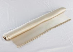 China 96% High Silica Fiberglass Cloth , Fireproof 1000mm High Temp Silica Cloth wholesale