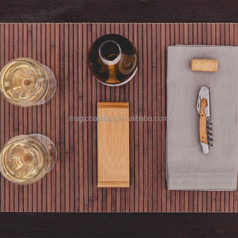 Functional Design Bamboo Sculpture Gift Box Deluxe Corkscrew 31.75 x 31.75 x 19cm