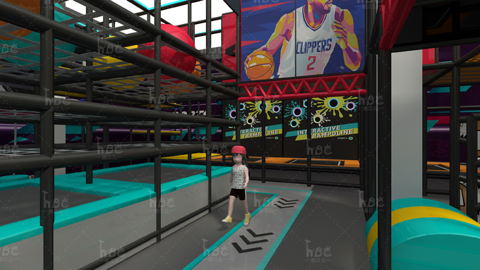 Commercial Grade Indoor Play Structure Video Game Style For Kids Play Center
