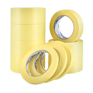 China Rubber Glue Painting Yellow Adhesive Masking Paper Tape wholesale