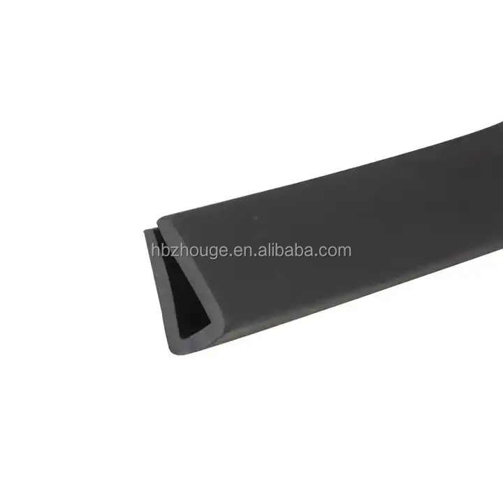 Refrigerator U Shape Rubber Sealing Strip for Sheet Metal Hardness 65±5/Customizable